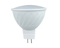 LED ЛАМПА ЛУНИЧКА 6W, MR16, 3000K, 12V DC, ТОПЛА СВЕТЛИНА 