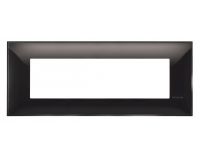 Декоративна рамка Classia, серия BASICS 2, BLACK, 7 модулна,  ИТАЛИАНСКИ стандарт