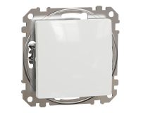 Кръстат ключ, 10 A, 250 V, бял, SDD111107
