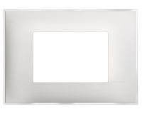 Декоративна рамка Classia, серия FRAMES, Ice satin, 3 модулна, ИТАЛИАНСКИ стандарт
